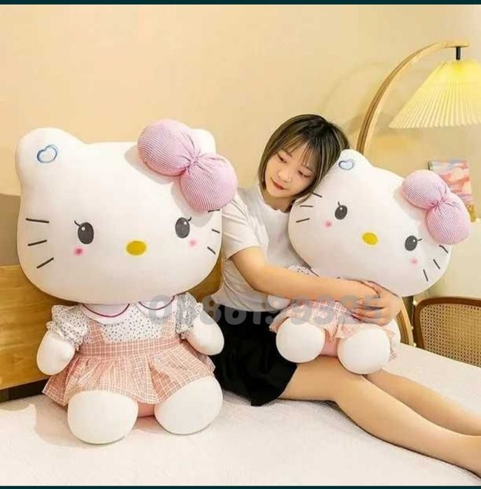 Плюшена играчка Hello Kitty, 50см, Кити Плюшено коте