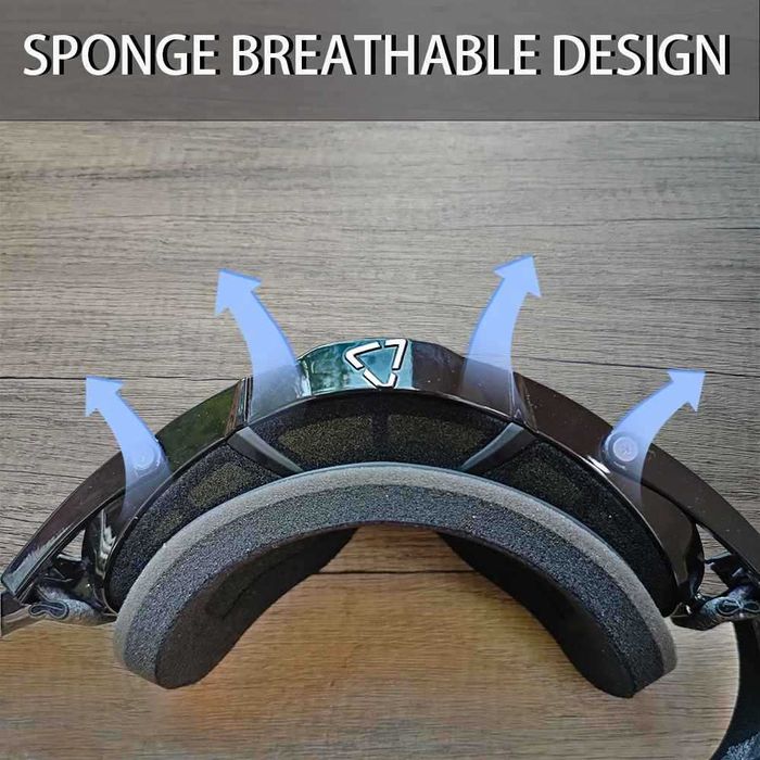 LEATT Мотокрос очила Velocity 6.5 двуслойни против замъгляване