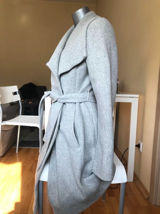 Сиво дамско палто Esprit