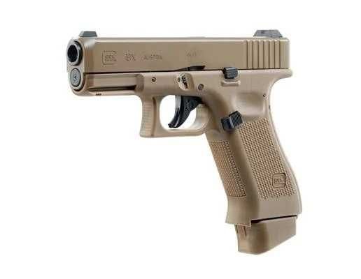 Pistol  airsoft GLOCK 19X COYOTE Blowback CO2 Licenta GLOCK