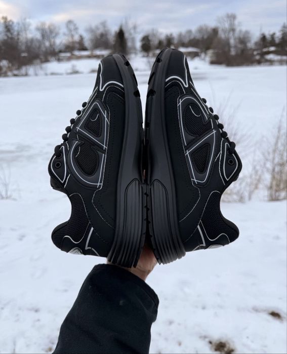 Adidasi Dior B30 Stylish Black Reflective