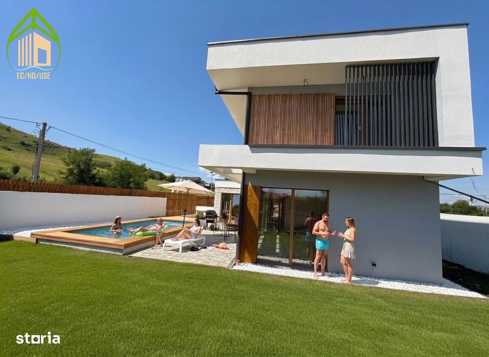 Vila Exclusiva cu Gradina si piscina Individuala ,direct Dezvoltator