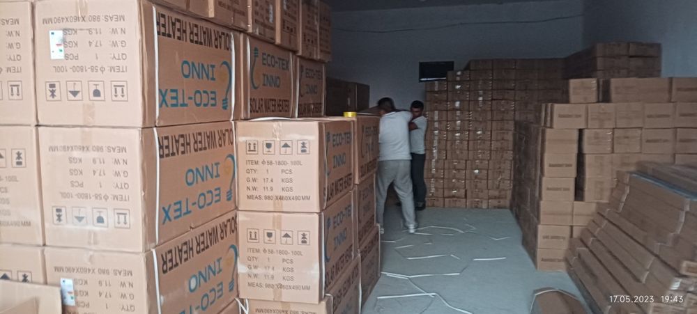 200 ва 100 литрликКуёш сув иситгичлари