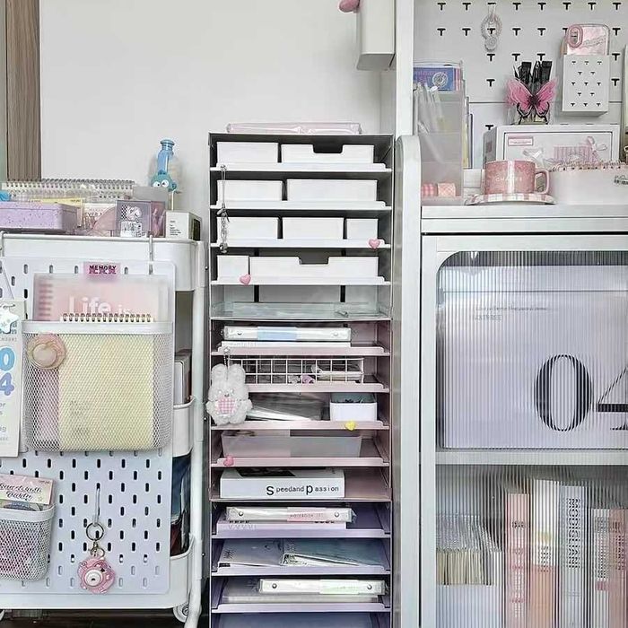 Daftar va fayllar saqlash uchun po'lkalar| temir mini javon ofis shkaf