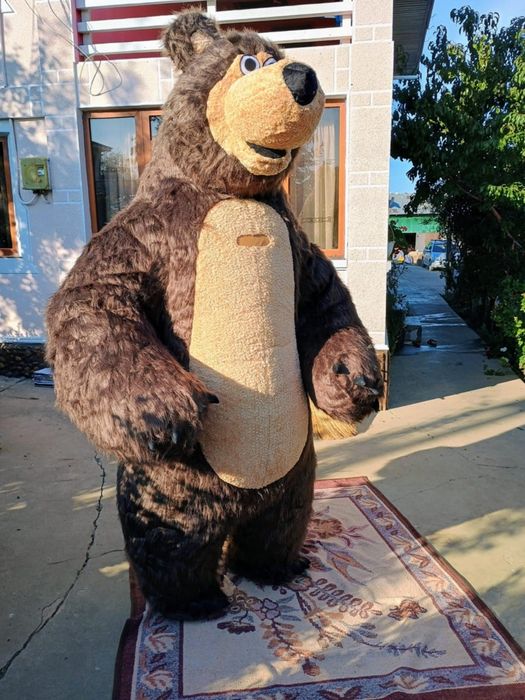 Urs gonflabil mascota gonflabila masha panda polar, maro, rose red