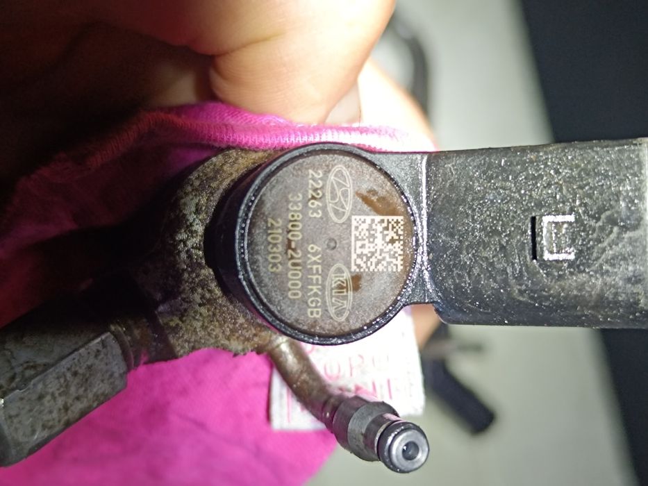 4 бр дюзи , ГНП помпа , рейл, тръбички за Хюндай и Киа 1.6 CRDI D4FE