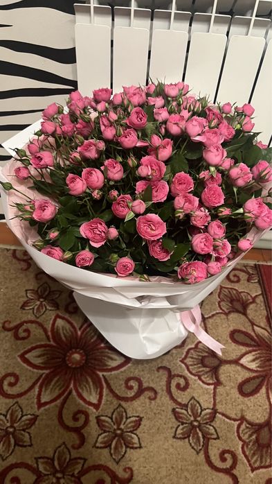 кустовые розы. Свежий. 8500