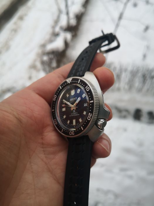 Ceas automatic Seiko Mod Captain Willard Prospex curea cauciuc