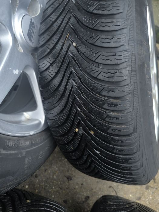 Jante aliaj cauciucuri iarna 195/55 R15 5x112 Golf 5 Octavia 2 Touran