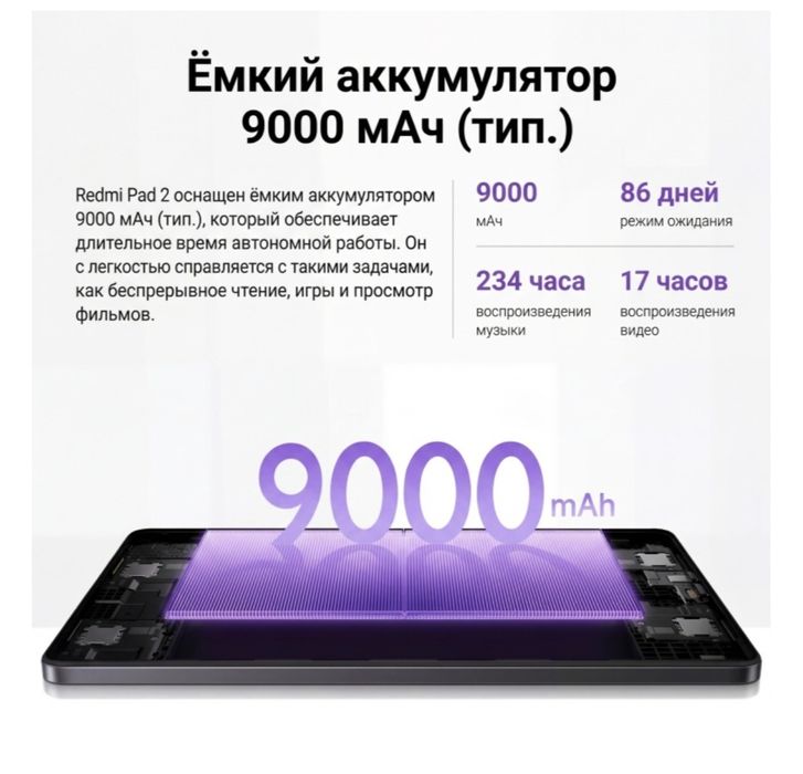 Xiaomi Redmi Pad 2 4G Graphite Gray НОВЫЙ