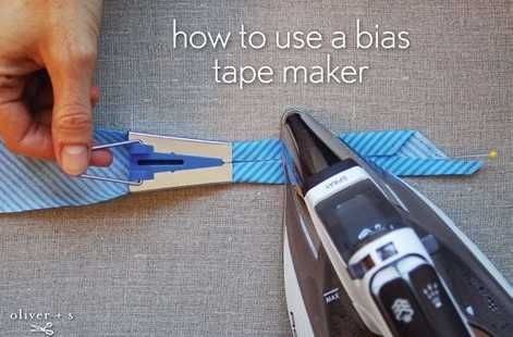 Set dispozitive croitorie creare banda bie (bias tape maker)