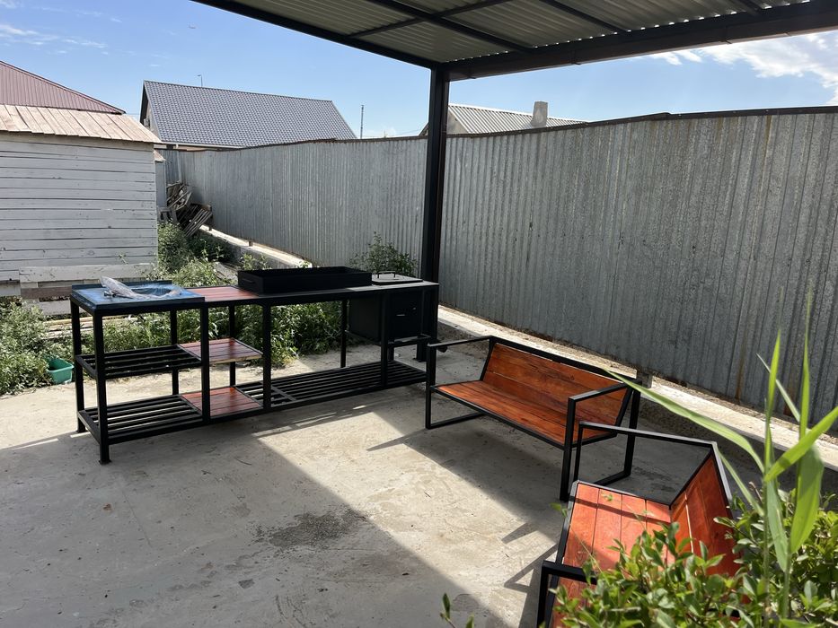 Навесы тапчан стол стулья