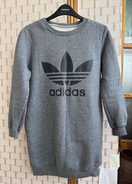 Свитшот длинный теплый (с начесом), разм. S