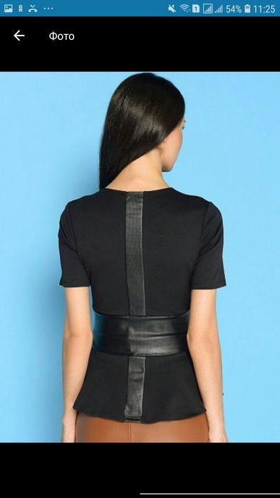 Кофточка с баской