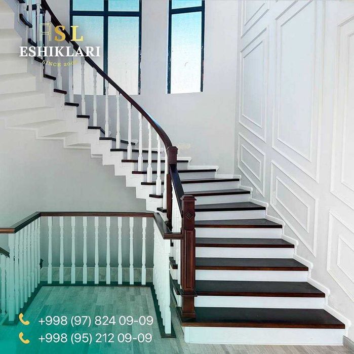 Деревянные лестницы лестница из дерева мдф шпона на заказ зина ёгоч