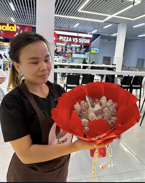 Клубника в шоколаде бельгийский шоколад Шымкент