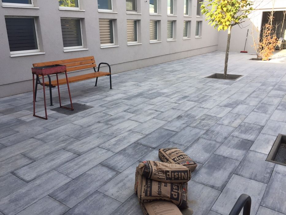 Montaj pavaj și granit pavaj