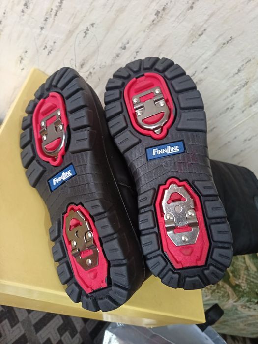 Зимние цыгейковые полусапожки.