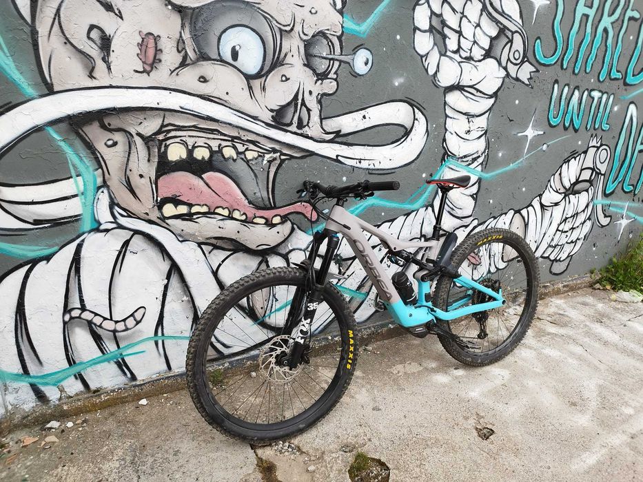 Bicicleta electrica CU ACTE&FACTURA 948km Orbea Rise Marime M FOX 36 motor Shimano