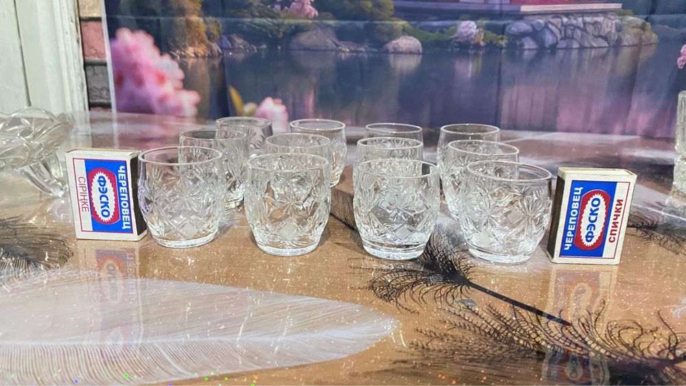 Продаю СССР стопки, хрусталь