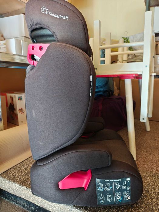 Столче за кола KinderKraft Xpand - Черно, с Isofix, 15-36 kg