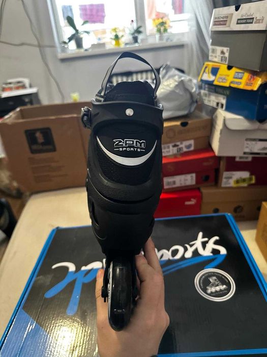 Role 2PM SPORTS negru/alb, marimea L (37-41) nou, la cutie