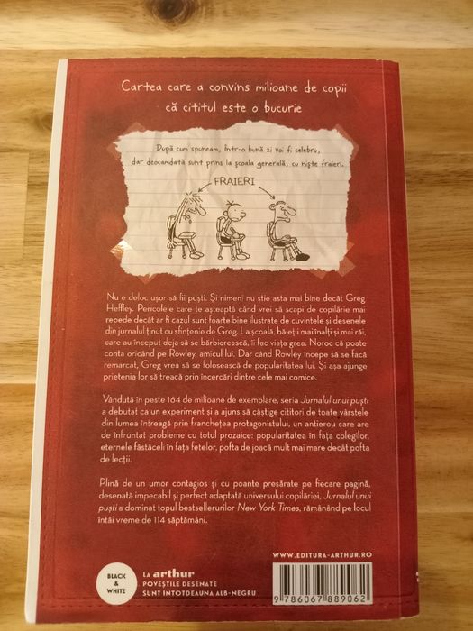 Carte "Jurnalul unui puști" de Jeff Kinney