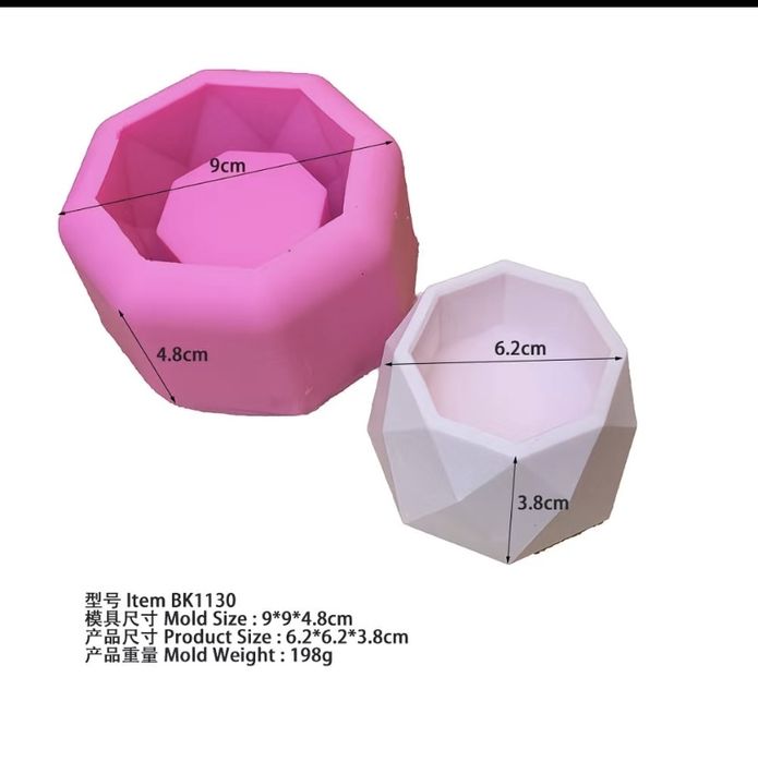 Форма силиконовая для подсвечника