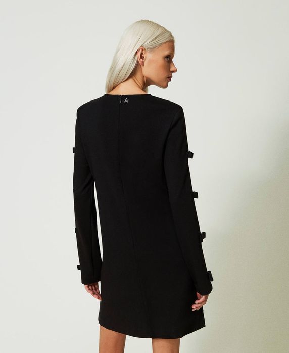 Рокля Twinset с панделки XL,плат вискозна смес,нова с етикет!Рокля Twinset с панделки XL,плат вискозна смес,нова с етикет!