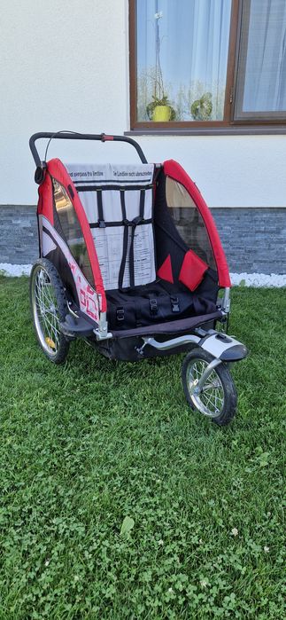 Remorcuță/caleașcă de bicicletă Froggy 2 in 1