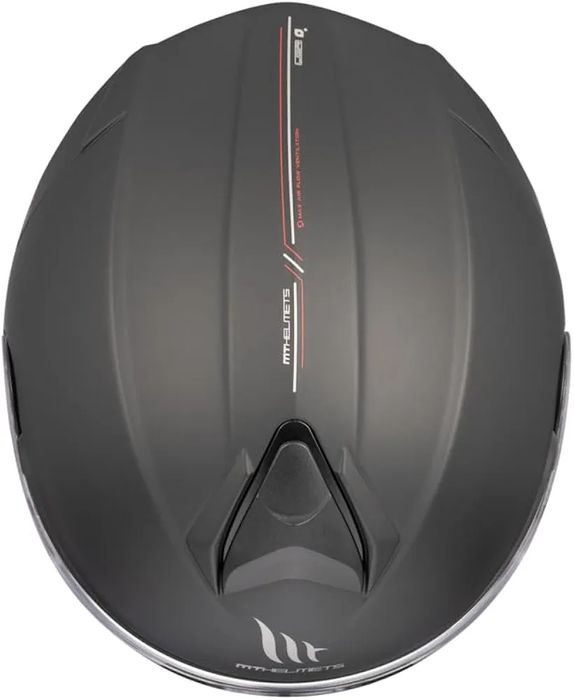 Модулна мото каска MT Helmets Genesis, размер М, Черен мат, ECE 22.06