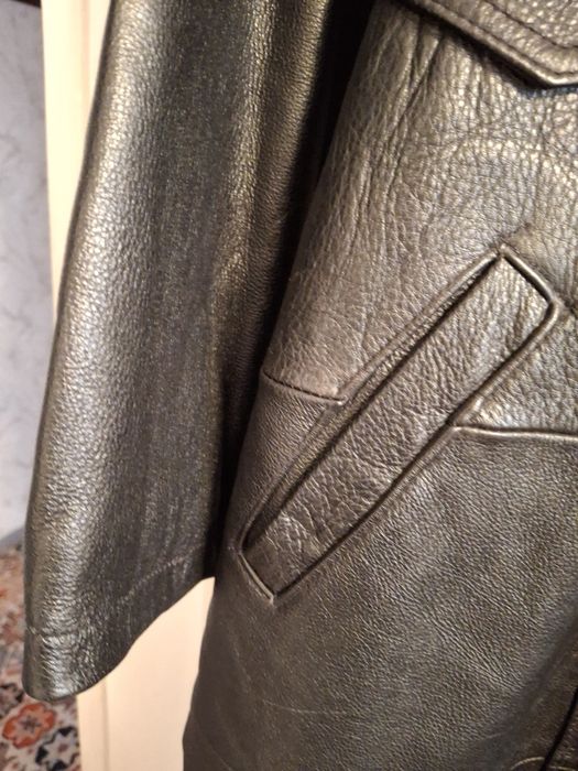 Продам пальто кожанное