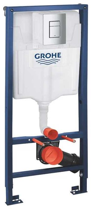 Инсталляция для Унитаза GROHE RAPID SL с кнопкой смыва! Бренд GROHE