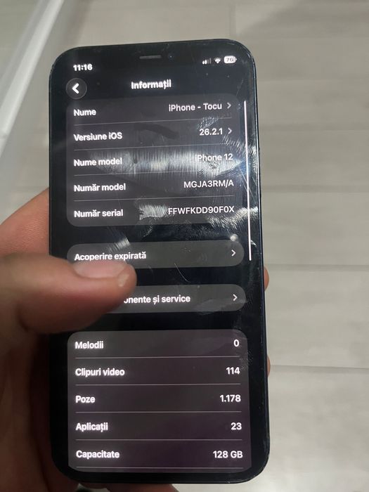 Vand iphone 12 stare buna