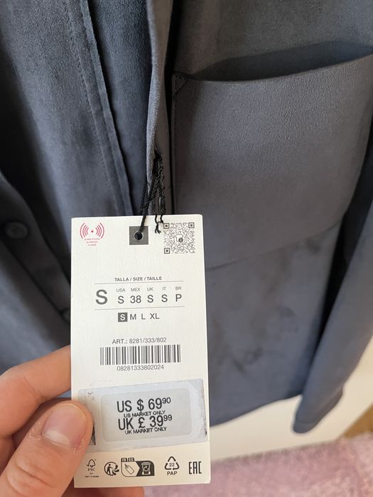 Jacheta Zara Tip Camasa S