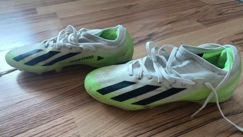 Ghete fotbal Adidas verde 40