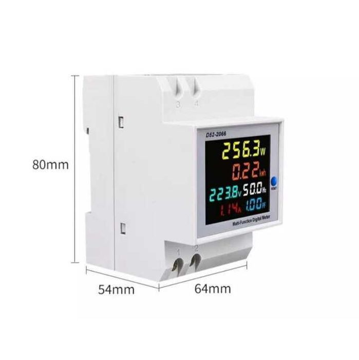 Контролен електромер за DIN шина TOMZN 100A