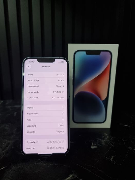 Noble Amanet - iPhone 14, 84%, 128Gb