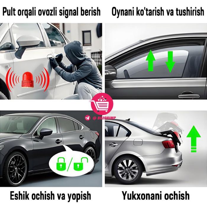 Yuqori texnologiyali aqlli avtomobil signalizatsiyasi