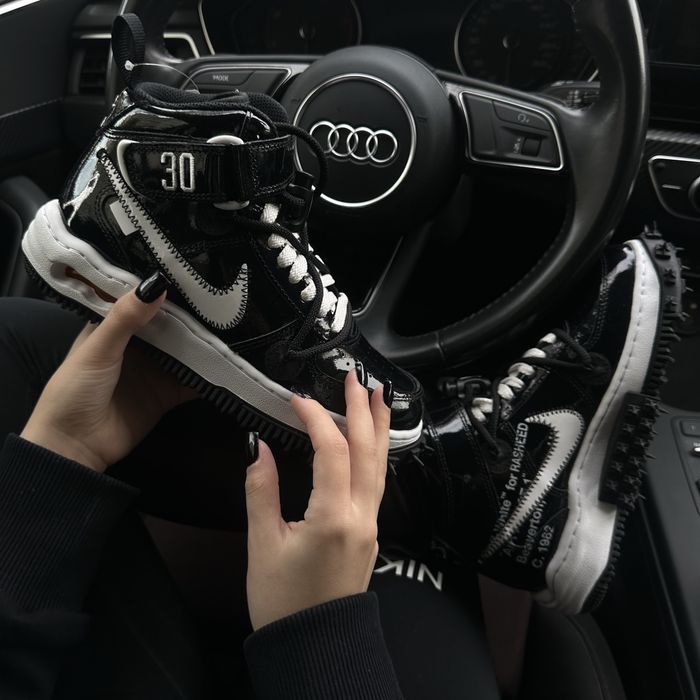 Nike Air Force 1 Mid x Off-White Black Sheed