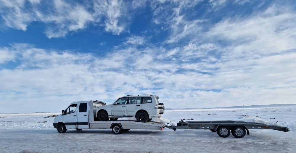 Мерседес спринтер эвакуатор с прицепом!