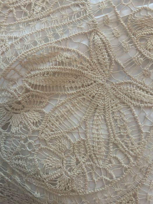 Set 4 perne crosetate manual 40x40 si fata se masa /ornament