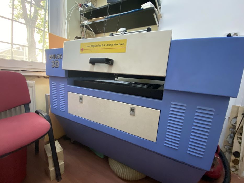 Plotter Laser CO₂ EPILOG 3D – Gravare și Tăiere