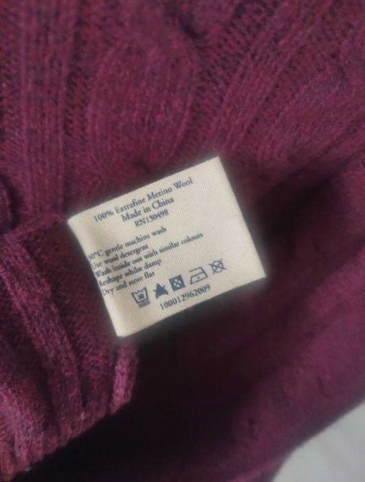 Свитер Jack Wills бордовый. Премиум.