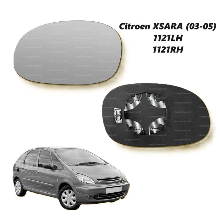 Стъкло за огледало Citroen XSARA (03-05) врата задно виждане нови