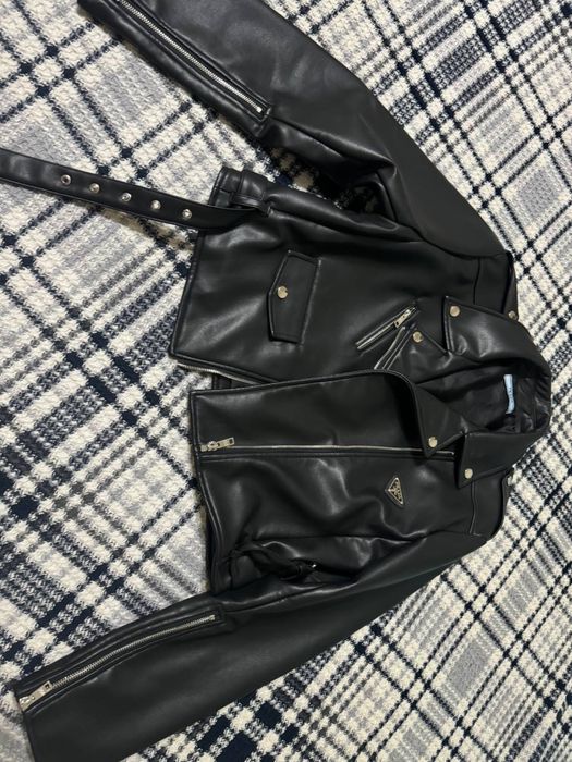 Куртка коженний  PRADA фирма оригинал