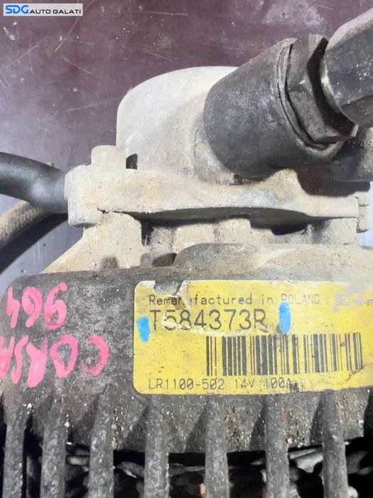 Alternator cu Pompa Vacuum Opel Meriva A 1.7 DTI, CDTI Y17DT, Z17DTL 2003 - 2010 Cod LR1100-502, T584373R [LR10494]