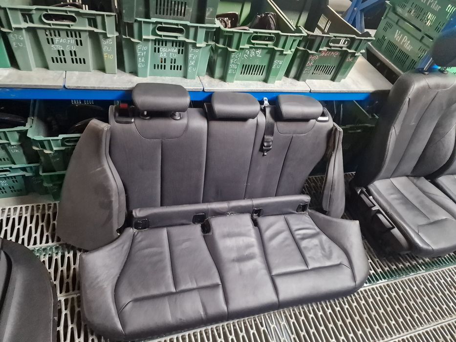 Interior scaune piele neagra fara incalzire bmw f20 seria 1