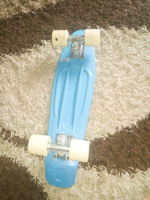 Mini skateboard plasti PLAY 500 albastru copii