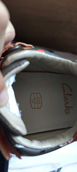 Обувки за прохождане Clarks WIDE размер 20.5 лисички